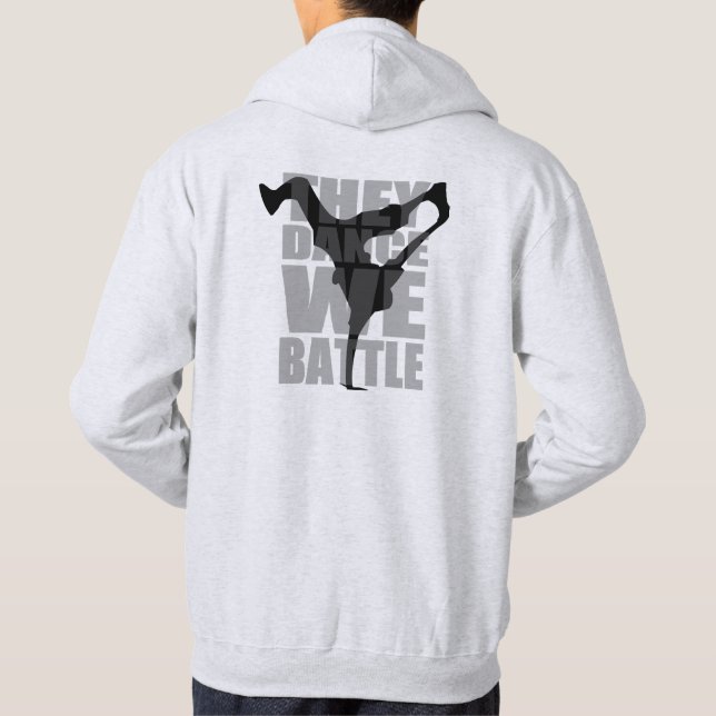 Moletom 20% FORA DE/eles dançam, nós lutam (o Hoodie) (Verso)