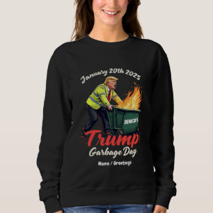 Moletom 20 Jan 2025 Trump Garbage Day Evoca Política