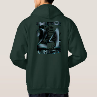 Moletom "24 Linhas de Duro" Assinatura Hoodie - Floresta E
