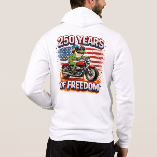 Moletom 250 Anos De Liberdade Patriota Sapo Motociclista E