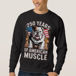 Moletom 250 Years of American Muscle Bulldog
