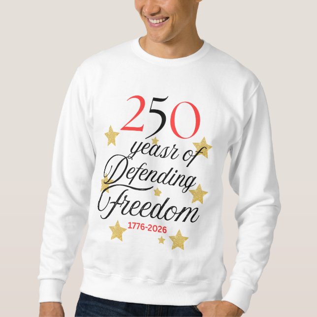Moletom 250 Years of Defending Freedom – America 250years (Frente)