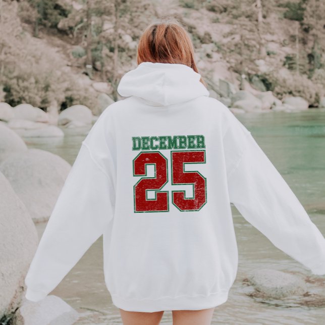 Moletom 25 de Dezembro Jersey Estilo Atlético de Natal (Criador carregado)