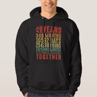 Moletom 29 Year 29th Wedding Anniversary Gifts for Her Him