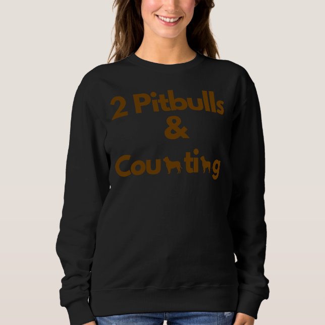 Moletom 2 Contagem de Pitbulls (Frente)
