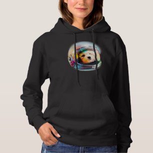 Moletom 2 Poodle Puppy Em Astronauta Galáxia Espacial Do C
