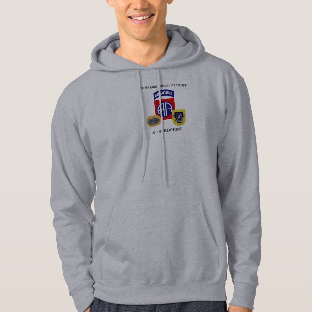 Moletom 2D Bn 504th Inf 82D Abn Hoodie (Frente)