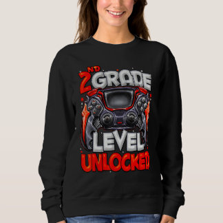 Moletom 2nd Grade Level Unlocked Video Game Back To School