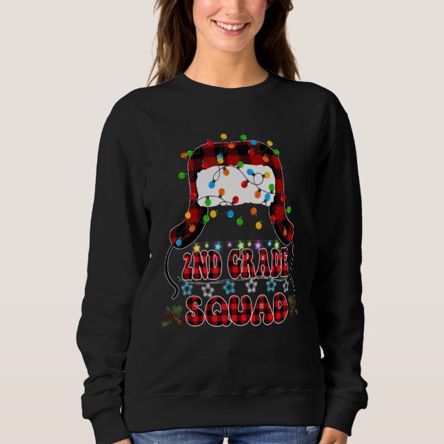 Moletom 2nd Grade Squad Christmas Vacation Ugly Christmas  (Frente)