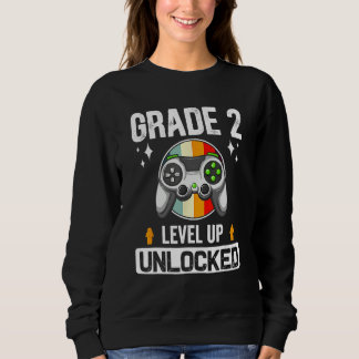 Moletom 2nd Grade Unlocked Level Up Back To School Second