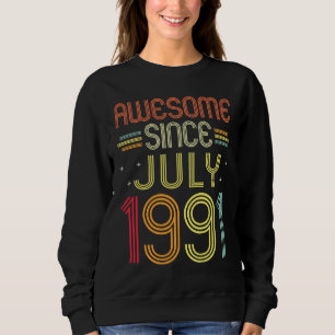 Moletom 31º Aniversário Incrível Desde Julho De 1991 31 An