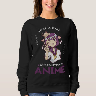 Moletom 31.Apenas Uma Menina Que Ama Mesmo Anime