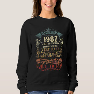 Moletom 36 anos de decoração agosto de 1987 36º aniversári