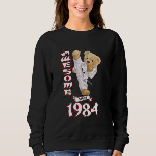 Moletom 39º aniversário Homens Mulheres 1984 Caratê fantás