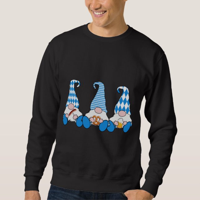 Moletom 3 De Outoberfest Gnomos Bavarianos Bandeira Gnomos (Frente)
