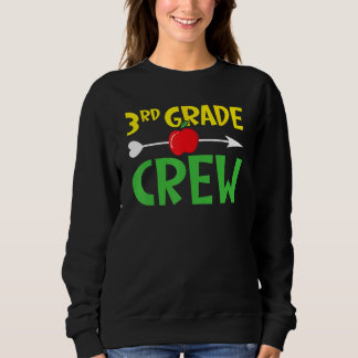 Moletom 3rd Grade Crew Student Back To School Students Gra