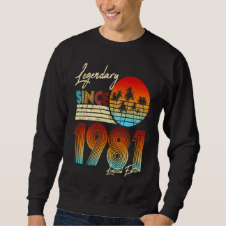 Moletom 40.º aniversário Legendário Desde Março De 1981 40