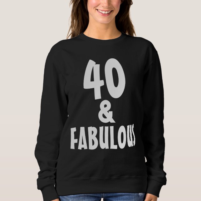 MOLETOM 40 E 4.O ANIVERSÁRIO FABULOSO CAMISAS-CAMISAS (Frente)