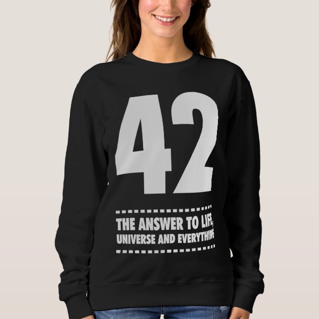 Moletom 42 Resposta à Vida Universo e Tudo (Frente)