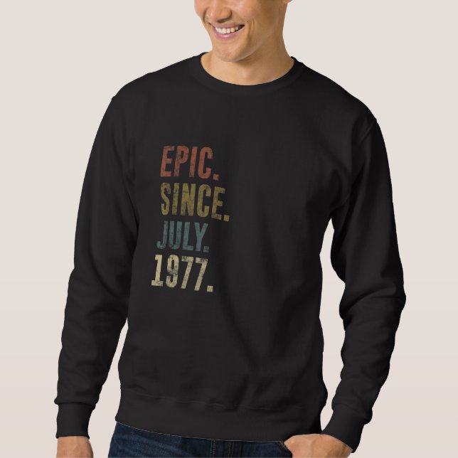 Moletom 45º aniversário da Epic desde julho de 1977 (Frente)
