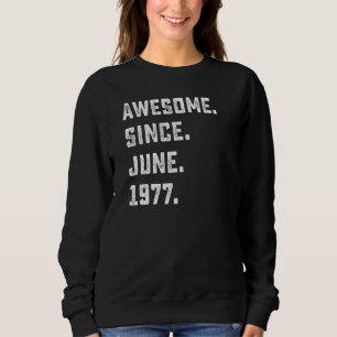 Moletom 45º Aniversário Impressionante Desde Junho De 1977