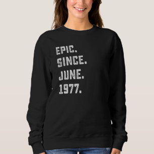 Moletom 45.º aniversário da Epic desde junho de 1977 45 an