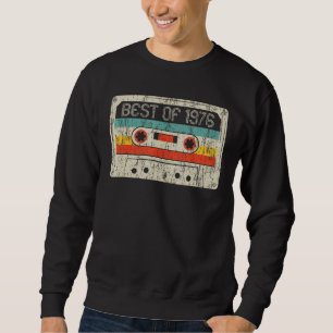 Moletom 46.º aniversário Melhor De 1976 Cassette Tape 46 A