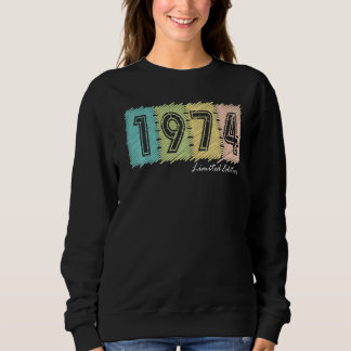 Moletom 48.º Aniversário Mulheres 48 Anos 1974 8