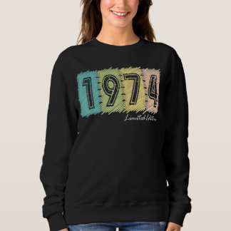 Moletom 48.o aniversário Damas 48 Anos 1974 4