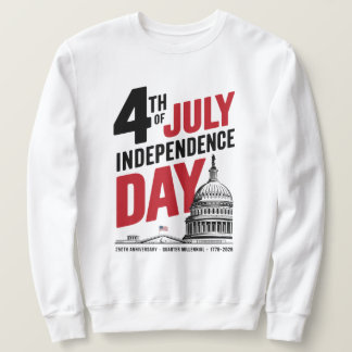 Moletom 4 de Julho 250º Aniversário Dia da Independência