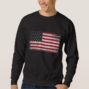 Moletom 4 de julho American Flag Vintage USA Men Women Pa