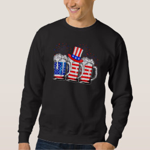Moletom 4 De Julho, Bandeira Americana Beer Mug Bebendo Me