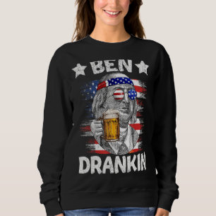 Moletom 4 De Julho Ben Drankin Bebendo Beer Benjamin Fra
