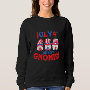 Moletom 4 De Julho Com Os Meus Gnomos Gnomo Patriótico Ame