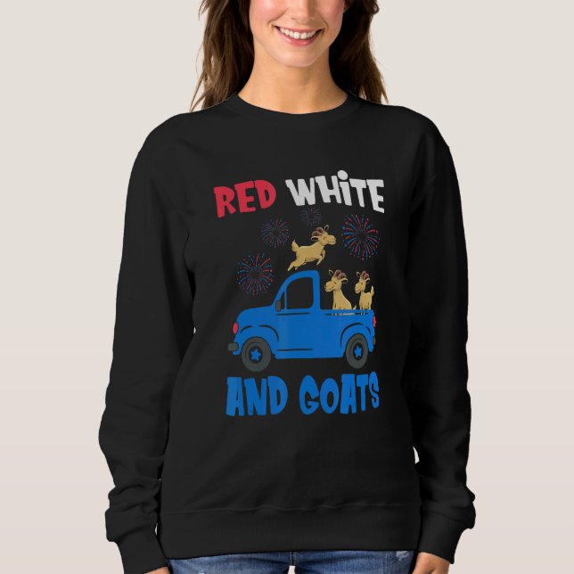 Moletom 4 De Julho De 2022 Vermelho Branco E Cabras Fazend (Frente)