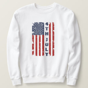 Moletom 4 de julho e Bandeira do EUA Torna