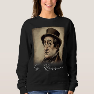 Moletom 4 de Julho Gioachino Rossini Bandeira dos EUA Músi