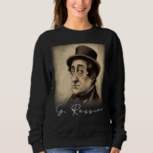 Moletom 4 de Julho Gioachino Rossini Bandeira dos EUA Músi