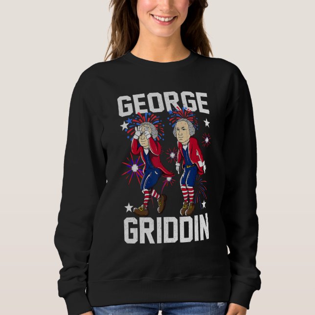 Moletom 4th of July George Washington Griddy George Griddi (Frente)