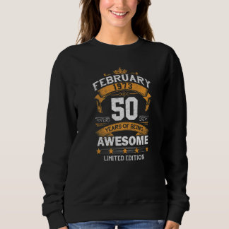 Moletom 50º Aniversário, 50 anos, Espetacular desde fevere