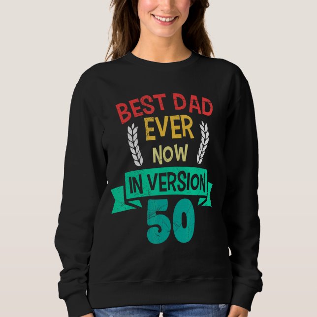 Moletom 50º Aniversário Pai 50 Anos (Frente)