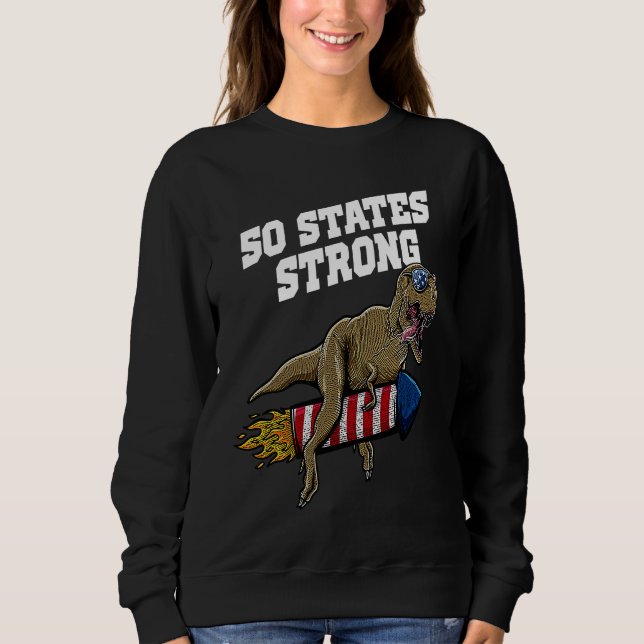 Moletom 50 States Strong Patriotic American Patriotism USA (Frente)