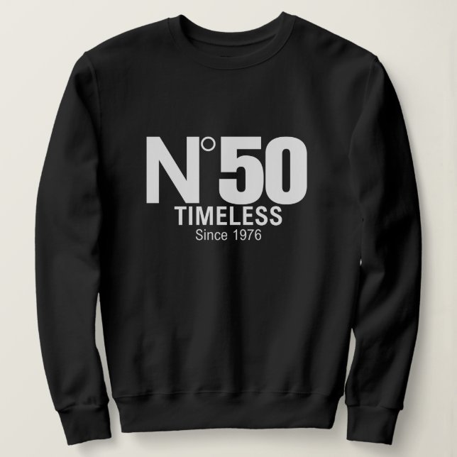 Moletom 50th Birthday Sweatshirt (Frente do Design)