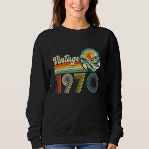 Moletom 55º Aniversário Oferece Nascer Vintage Em 1970 55