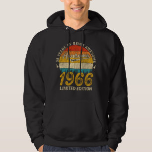 Moletom 59 anos 1966 Retro Incrível 59º presente de aniver