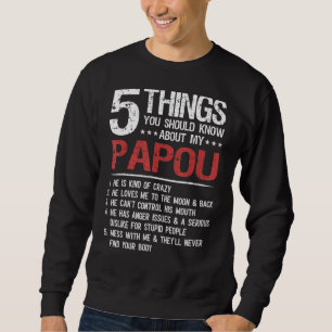 Moletom 5 coisas que você deveria saber sobre o D do meu p