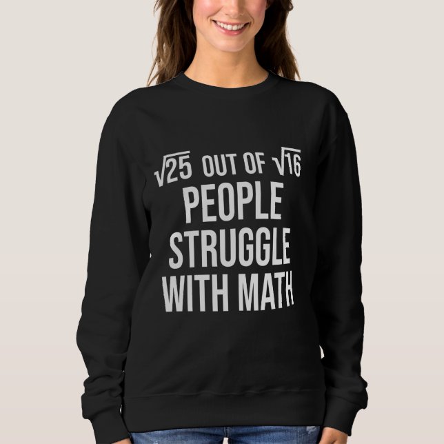 Moletom 5 Em 4 Pessoas De Luta Com Matemática (Frente)
