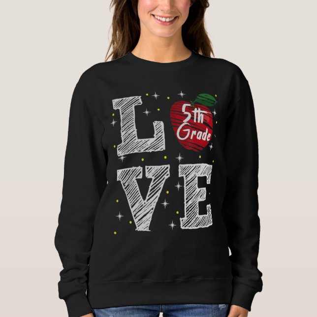 Moletom 5 Grade Love with Apple (Frente)