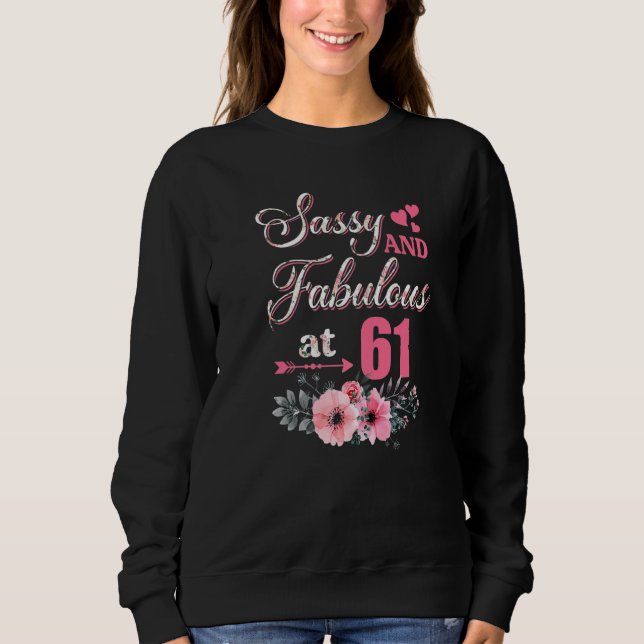 Moletom 62 Clássico Sassy E Floral Fabulosa De 62° Bday (Frente)