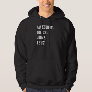 Moletom 65.º aniversário incrível desde junho de 1957 65 a
